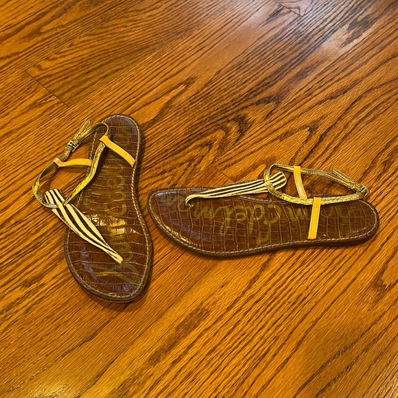 Sam Edelman Woman’s Leather Brown Sandals Size 9.5 - Picture 1 of 7